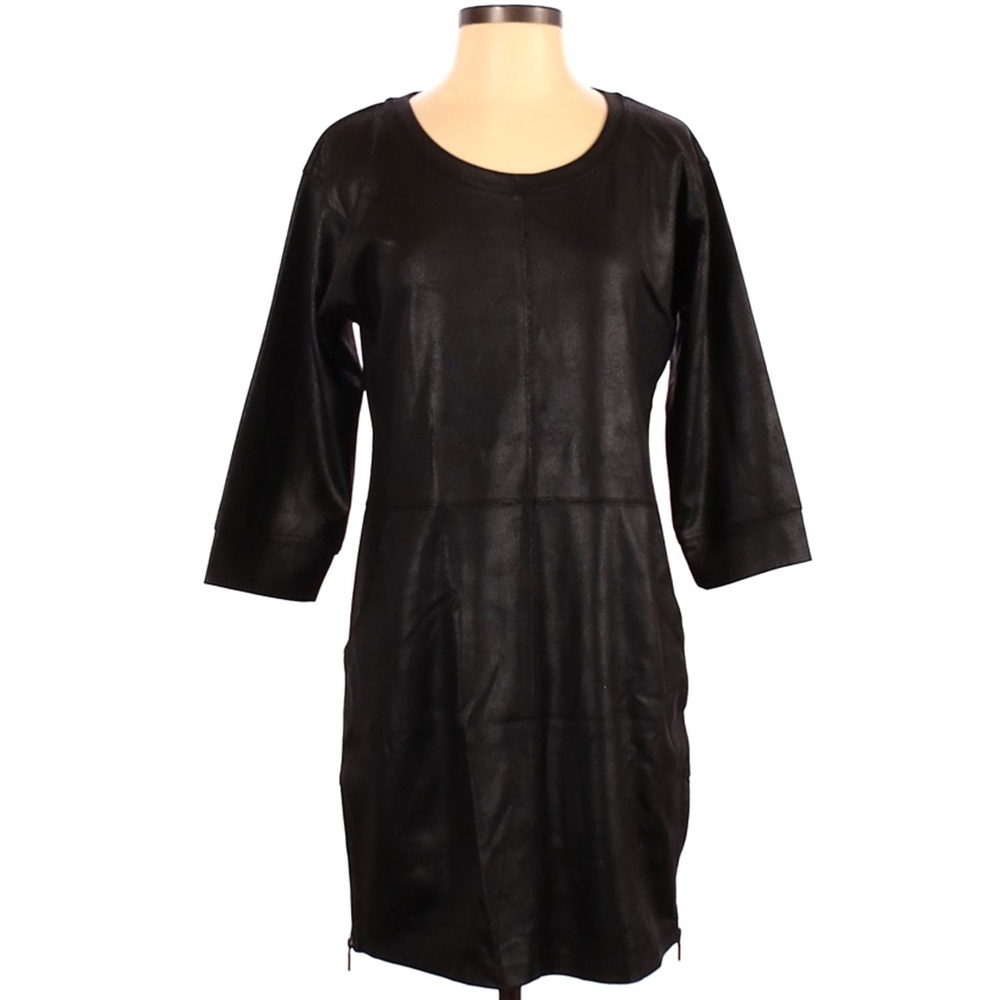 New York & Company black dress with pockets size med